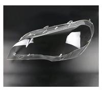 Phare Avant De Voiture En Verre Abat-jour Transparent Coque Lampe E70 Lentille Couverture Phare Pour BMW X5 E70 2007 - 2013 Coque Transparente(La gauche)