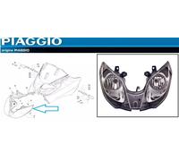 Phare Avant d'origine Piaggio Pour MP3 300 500 ( ref 2D000057 )