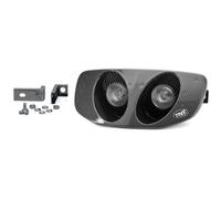 Phare avant double optique halogène TNT carbone pour scooter Piaggio 50 Typhoon