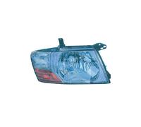 Phare avant droit H4 base chromée Mitsubishi Pajero 3 phase 2 (V6W-V7W) 2003-2006 - MN133754 / MN133752