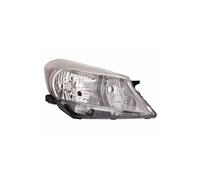 Phare avant droit H4 fond chromé Toyota Yaris 3 phase 1 2011-2014 - 81130-0D450