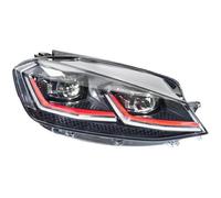 Phare Avant Droit Pour VW Golf 7 2017- Full LED FBL Avec Cadre DRL Rouge