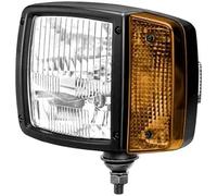 HELLA 1Sa 996 120-021 Projecteur Principal - 12V - Montage En Saillie - Couleur Du Voyant: Jaune - Fiche: Amp - Avant Droite