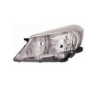 Phare Avant Droite pour Toyota Yaris 2011 Au 2014 Chrome Bordure Gris