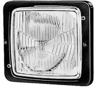 HELLA asymétrique-Projecteur principal - 24V / 12V - Chiffre de référence: 10 - ECE - transparent - Fiche: Fiche plate - droite/gauche - 1AA 004 109-031