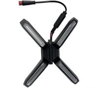 Phare avant en forme de X compatible avec les scooters Ninebot offrant un éclairage lumineux et un éclairage économe en énergie pour des temps de conduite prolongés