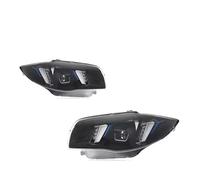 Phare Avant Ensemble De Phares LED Antibrouillard DRL, Clignotant Frein Plug And Play Pour BMW E87 2004 2005 2006 2007 2008 2009 2010 2011(1pair halogen)