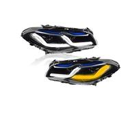 Phare Avant Ensemble Lot 2 Phares LED DRL Voiture pour Série 5 F10 F18 2011-2017 Clignotants Dynamiques(10-13 Xenon NO AFS)