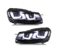 Phare Avant Ensemble Phares Pour Golf 6 Pour MK6 2010 2011 2012 2013 2014 Feux Jour Streamer Clignotant Lampe Avant Ensemble Phares(Without devil eye)