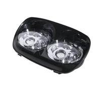 Phare Avant Feux Moto Pour Road For Glide Pour FLTR 1998 1999 2000-2013 Phare Avant Double LED 5.75 Pouces Pour Moto(Clear)