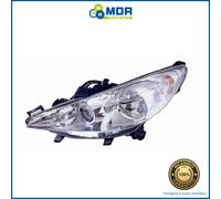 Phare Avant Gauche Avec Feu de Brouillard P Chrome SX pour Peugeot 207 06- >