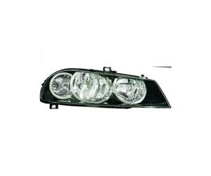 Phare avant gauche fond noir Alfa Romeo 156 2003-2005