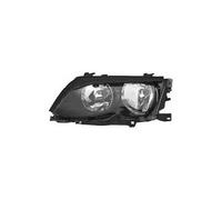Phare avant gauche fond noir pour BMW E46 à partir de 09/2001->