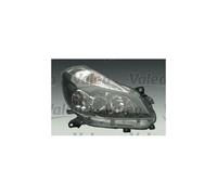 PHARE AVANT GAUCHE POUR RENAULT CLIO 2005-2007 PARABOLE NOIRE VALEO