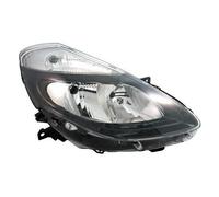 PHARE AVANT GAUCHE POUR RENAULT CLIO 2009-2011 PARABOLE NOIRE VALEO
