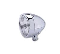 Phare Avant h4 HIGHSIDER Smart Bullet (3-1/2) -cromado-1 Pièce pour Moto