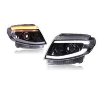 Phare Avant Lampe Frontale Ensemble Phares De Voiture À LED, Feux De Jour, Clignotants Dynamiques pour Ford pour Ranger T6 2012 2013 2014 2015(Full LED)