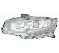 Phare Projecteur Avant Gauche LED Parabole Noire - SX - Honda Civic 2017