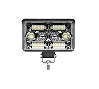 Phare Avant Moto Barre Lumineuse LED Ed 3/4/5 Pouces Projecteur Tout-Terrain Phare Travail pour Camion Tracteur 4x4 Bateau Feu Antibrouillard 12 V/24 V Phare Moto(1pcs 4inch 130W)