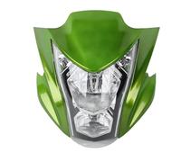 Phare Avant Moto Carénage De Phare Avant De Moto pour Kawasaki ER-6N 2012 - 2016 Unités Phares Moto(Green)