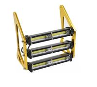 Phare Avant Moto Étanche Avec Support Pour Grom Pour MSX 125SF Pour Ducati Pour Venom Pour MSX125 Phare Moto(18W Flood Gold)