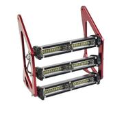 Phare Avant Moto Étanche Avec Support Pour Grom Pour MSX 125SF Pour Ducati Pour Venom Pour MSX125 Phare Moto(30W Flood red)