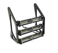 Phare Avant Moto Étanche Avec Support Pour Grom Pour MSX 125SF Pour Ducati Pour Venom Pour MSX125 Phare Moto(30W Flood black)