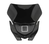 Phare Avant Moto Plaque De Phare Moto LED Style Design pour Kawasaki pour KLX 230 250 150 110R 230R pour CRF 450 Universel pour Enduro Motocross Phare Moto(Le Noir)