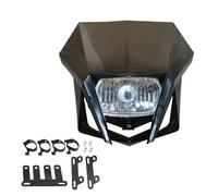 Phare Avant Moto pour Kawasaki pour KLX 150 250 450 Plaque Phare Moto pour Accessoires Motocross Enduro Phare Motocross Phare Moto(Le Noir)