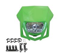 Phare Avant Moto pour Kawasaki pour KLX 150 250 450 Plaque Phare Moto pour Accessoires Motocross Enduro Phare Motocross Phare Moto(Green)