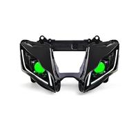 Phare Avant Moto Pour Kawasaki Pour Ninja Pour ZX10R 2016-2020 Phare Avant LED Complet Phare DRL Bleu En Fibre Optique Pour Motos Stock