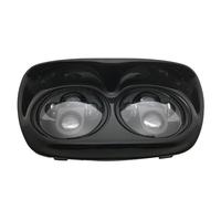 Phare Avant Moto pour Route pour Glide 2003-2014 Double Phare LED 5.75 Pouces Projecteur Double Phare 80W Phare Unités Phares Moto(Black)