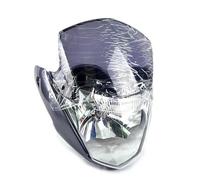 Phare Avant Moto pour YBR125 pour YBR 125 K JYM125-7 Lampe Frontale avec Carénage Pare-Brise Pièces Moto Phare Avant Phare Unités Phares Moto(Set of Gray)