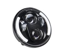 Phare Avant Phare Avant LED 5,75 Pouces pour Moto pour Sportster pour Dyna Iron 883 Projecteur Halo Ring Feux Croisement Et Route Clignotants DRL 5 3/4 Pouces Moto Phare