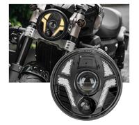 Phare Avant Phare LED 5-3/4 5,75 Pouces Pour Dyna Pour Street Pour Bob Pour Super Avec Feu Croisement DRL Feu Croisement Ambre