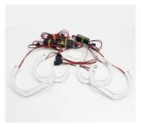 Phare Avant Phares Pour BMW E60 E61 520i 525i 530i 540i 545i 550i Pour M5 Pre Pour LCI 2003-2010 Pour DTM Style Ultra Bright LED Angel Eyes Anneaux(Type A)