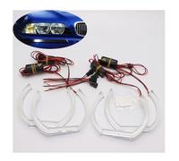 Phare Avant Phares Pour BMW SÉRIE 5 E39 525i 528i 530i 540i 1997-2001 2002 2003 Pour DTM Pour M4 Style 发Ultra Bright LED Angel Eyes Pour DRL Anneaux Rénovation(Type B)