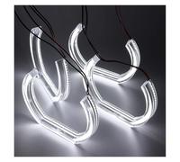 Phare Avant Pour BMW Série 3 E46 Coupé Cabriolet Pour Cabriolet 2004 2005 2006 LCI Pour DTM Style Pour Ultra Bright LED Angel Eyes Anneaux Jeu De Phares(Type B)