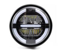 Phare Avant Pour Cafer Pour Racer CB400 CB500 Pour Suzuki Phare Avant LED Universel Rond Pour Moto Compatible Avec 7,5 Pouces Ensemble Phare Moto