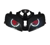 Phare Avant Pour CBR600RR F5 2003 2004 2005 2006 Phare De Moto Entièrement Assemblé Projecteur Devil Eyes Light Ensemble Phare Moto(White Red)