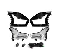 Phare Avant Pour Ford Pour Mondeo Pour Fusion 2019 2020 Feux Jour DRL Feux Brouillard À LED Couvre-lumière Jour Conduite Avant Voiture Cadre Interrupteur Fil 12V Jeu De Phares(B)