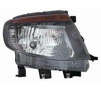 Phare Avant pour Ford Ranger 2012-2016 Parabole Noir Gauche