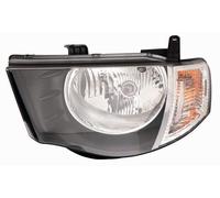 Phare Avant Pour Mitsubishi L 200 2005-2009 Cabine Double Blanc Gauche