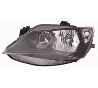 Phare Avant pour Seat Ibiza 2012 Parabole Noir Version Sport Droite