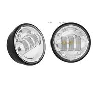 Phare Avant Pour Touring Pour Electra Pour Glide Pour Road King Pour Softail Night Train Bad Boy Lampe Phare Projecteur LED 7" Feu Croisement Antibrouillard 4,5" Phare Moto(A only 4.5 inch lamp)