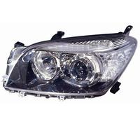 Phare Avant pour Toyota Rav 4 2005-2009 Parabole Noir Gauche