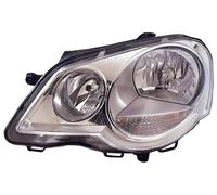 Phare Avant pour Volkswagen Polo 2005-2009 Parabole Chrome Droite