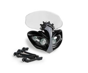 Phare avant Puig Plaque Double Optique Universelle TT Transparent