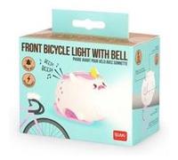 Phare avant rechargeable avec sonnette pour vélo Legami Licorne Multicolore G