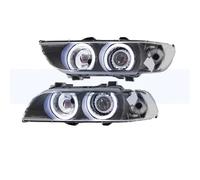 Phare Avant Une paire de phares de pare-chocs avant pour BMW Série 5 E39 1997-2003 Phare avant Clignotant avant phares(White 1 Pair)